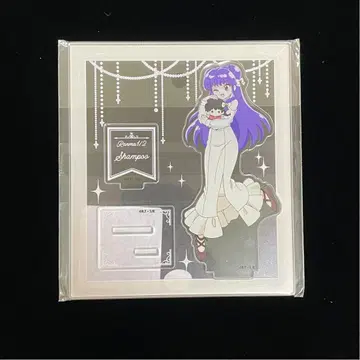 란마 1/2 봉제 인형과 함께 아크릴 스탠드 샴푸