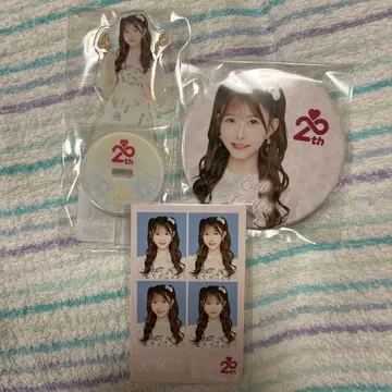 치바 에리 아크릴 스탠드 캔뱃지 증명사진풍 굿즈 AKB48 스크래치 복권