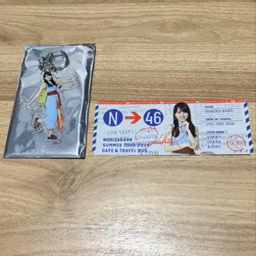 노기자카46 카키 하야카 전 카페 2024 아크링 키링 스티커