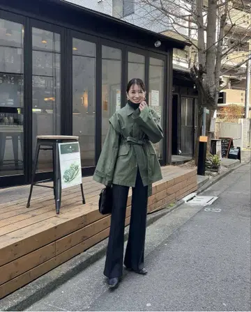 clane 2WAY MILITARY JACKET 사이즈 1 카키