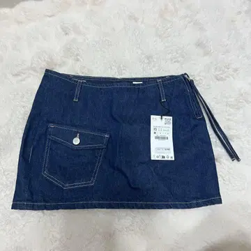 자라 데님 미니 스커트