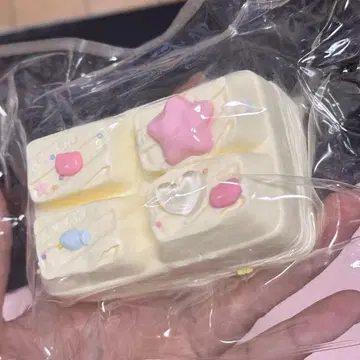 화이트 초코 스퀴즈 낫낫 부드러운 완구