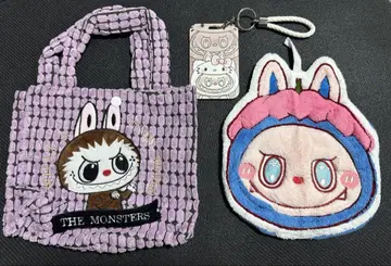 러브부 labubu 백, 타월, 카드 케이스 세트