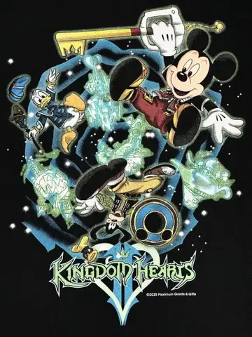 KINGDOM HEARTS 킹덤 하츠 티셔츠 XL 사이즈