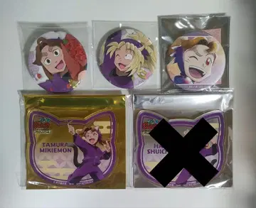 닌자 타마 4학년 굿즈 세트 원화전 캔뱃지 난자 타운 외