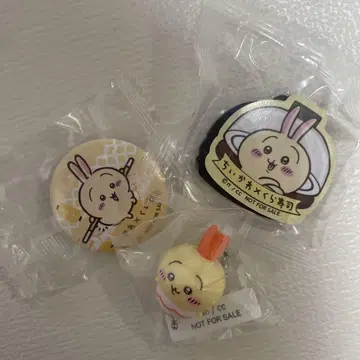 쿠라스시 토끼 피규어 캔배지 마그넷 시트 3종 세트