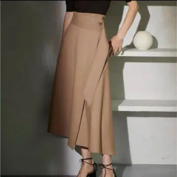 I'or 불규칙한 헤 라운드 스커트