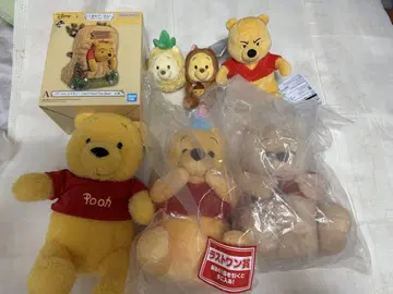 푸우 봉제 인형 세트