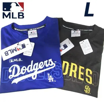 [새상품] MLB 다저스 파드리스 반팔 티셔츠 메쉬 L 사이즈