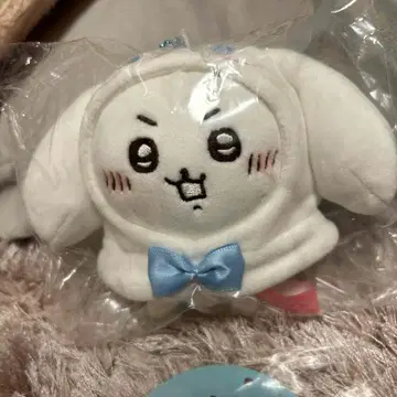 치이카와 산리오 쁘띠 미니 후드 마스코트 시나모롤