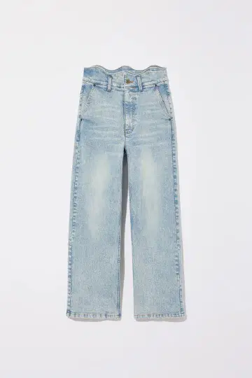 Eaphi WAVE DESIGN HIGH WAIST DENIM