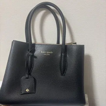 kate spade 블랙 가죽 백