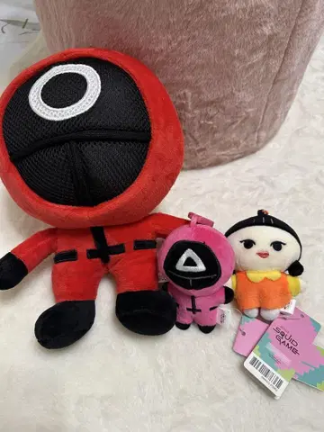 오징어 게임 봉제 인형 세트