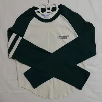 MOUSSY 엔젤 블루 롱 T 그린
