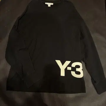 Y-3 블랙 맨투맨 트레이닝복