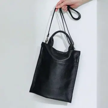 [컨디션 최상] Beau're 원핸들 2WAY 미니 토트 블랙