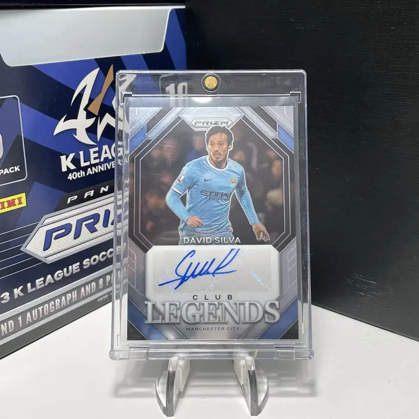 23-24 PANINI DAVID SILVA シルバ 直筆サインカード 2324 Panini Prism Manchester City David Silva Auto Sign Card