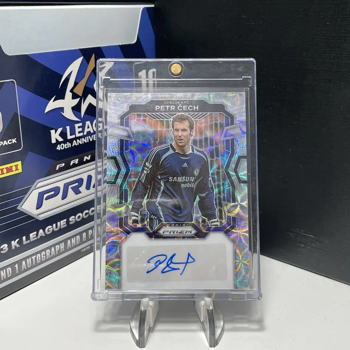 2324 Panini Prism Chelsea Petr Čech Choice Auto Sign Card on