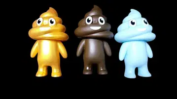 똥군 소프트 비닐 인형 3개 세트