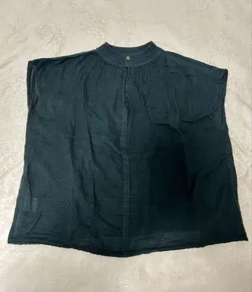 나카가와 마사시치 상점 풀오버 블랙 마루몬 자수 프렌치 슬리브