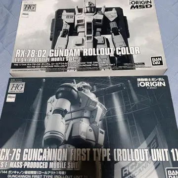 HG 건캐논 초기형 (롤아웃 1호기), 건담 롤아웃 컬러