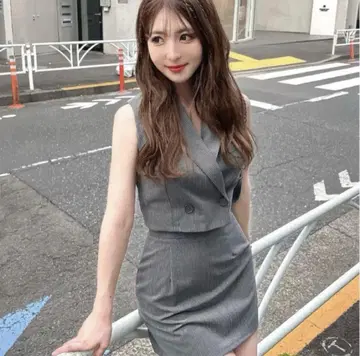 Darich 다리치 핀스트라이프 셋업 그레이 S