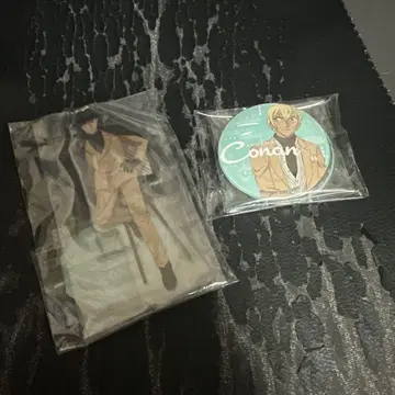 코난 아크릴 스탠드 & 캔뱃지 세트