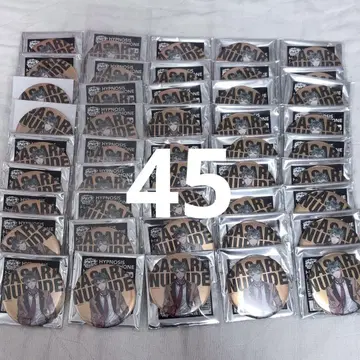 화이트 글루 젓가락 팬미 캔뱃지