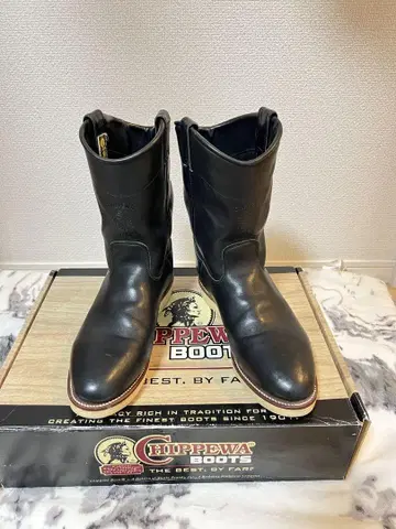 치페와 블랙 페코스 부츠