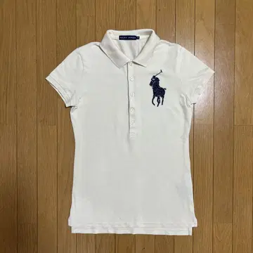 Ralph Lauren 폴로 셔츠 반팔 크림