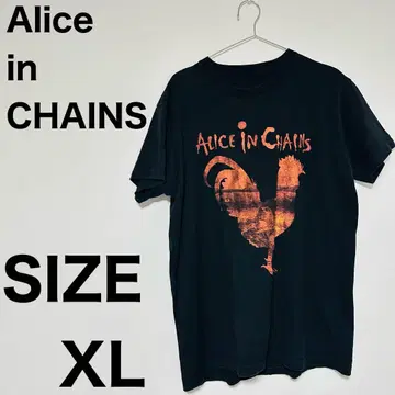 ALICE IN CHAINS 앨리스 인 체인즈 밴드 티셔츠 XL 상당