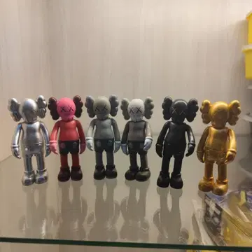 Kaws 스타일 6개 세트 피규어 10세치