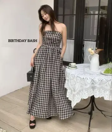 BIRTHDAY BASH 린넨 원피스 드레스