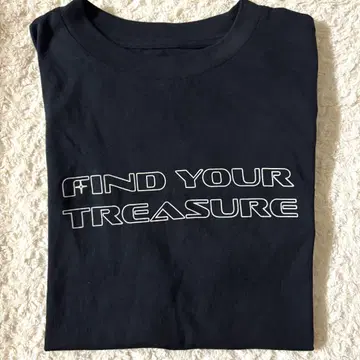 treasure 유니클로 UNIQLO T셔츠 L 블랙 블랙