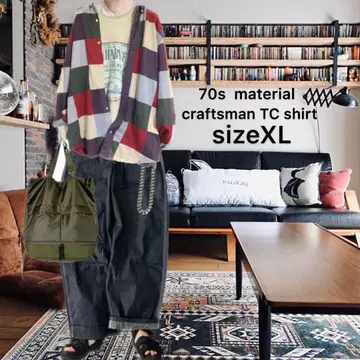 70s material craftsman made TC shirts XL