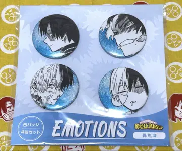 나의 히어로 아카데미아 캔뱃지 4개 세트 EMOTIONS 토도로키 쇼토