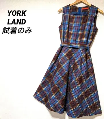 요크랜드 원피스 롱 스커트 YORKLAND 체크 랜덤