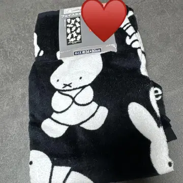 miffy 70주년 기념 페이스 타월 미사용 새상품