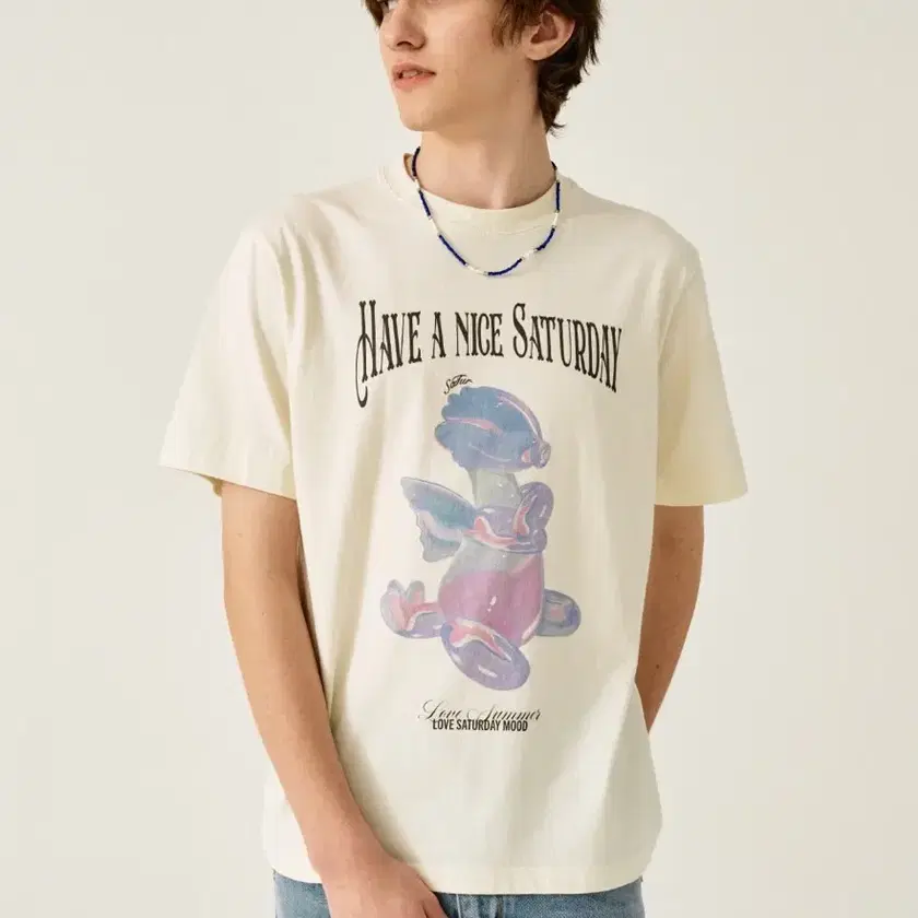 【 SATUR 】Blue Dragon Balloon Graphic T-Shirt ☆人気☆【SATUR】☆Blue Dragon Balloon Graphic T-Shir.t