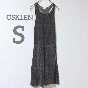 OSKLEN/오스크렌 슬리브리스 롱 원피스 브라운 캐주얼 S