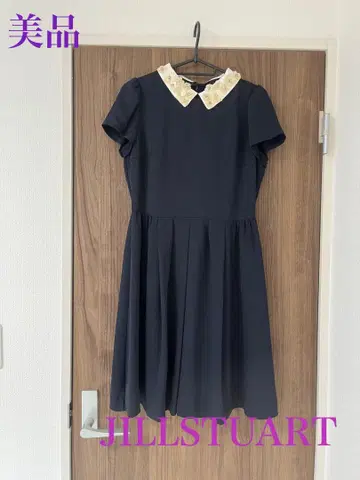 JILLSTUART 네이비 반팔 원피스