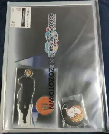 프로세카 아키토 시노 ZOZOTOWN 아크릴 스탠드 캔뱃지 클리어 파일