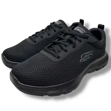 미사용 SKECHERS [25.5] 스니커즈 플렉스 어드밴티지 블랙