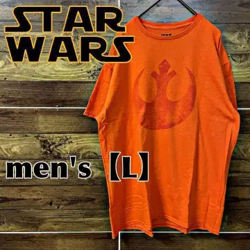 A39 [ STAR WARS ] 캐릭터 티셔츠 [ 남성용 L ] 오렌지