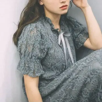 레베카 부티크 여름에 떠도는 레이스 원피스