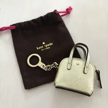 kate spade 케이트 스페이드 백형 키링 골드