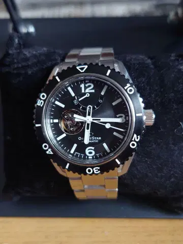 ORIENT STAR RK-AT0101B 오토매틱 손목시계 블랙