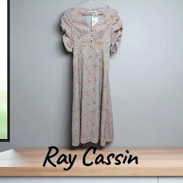 '새상품' Ray Cassin 아가씨 스타일 꽃무늬 롱 드레스