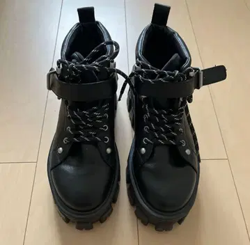 MOUSSY LACE UP TREKKING 부츠 S 사이즈 22.5cm