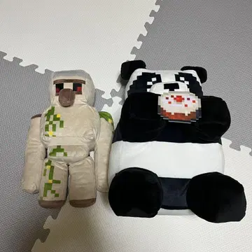 마인 크라프트 봉제 인형 아이언 골렘 BIG 팬더